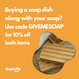 Unscented Solid Shampoo Bar For Soft Water