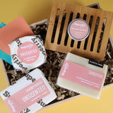 Unscented Eco-Friendly Soap, Lip & Hair Gift Set