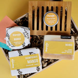 Mango Eco-Friendly Soap, Lip & Hair Gift Set For Soft Water