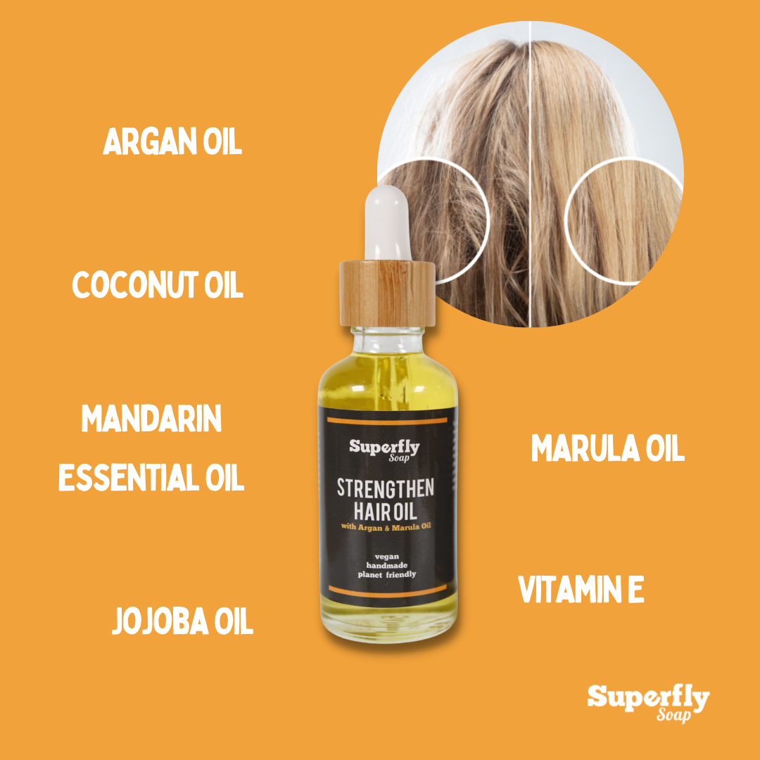 Hair Oil for Strength | Nourish & Protect Your Hair – Superfly Soap