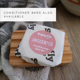 Unscented Solid Shampoo Bar For Soft Water