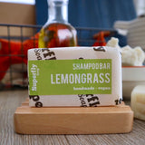 Lemongrass solid shampoo bar