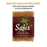 Safix Dual Use Coconut Fibre Scrub Pad & Soap Rest
