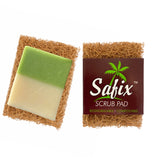 Safix Dual Use Coconut Fibre Scrub Pad & Soap Rest