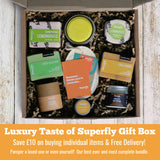 Handmade Soap, Shampoo and Skincare Luxury Gift Box with Day Cream