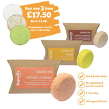 Three Soap Free Shampoo Bars Offer