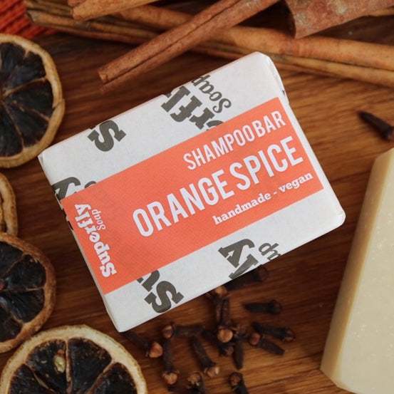 Orange Spice Solid Shampoo Bar