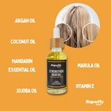 Strengthen Hair Oil with Argan & Marula Oil